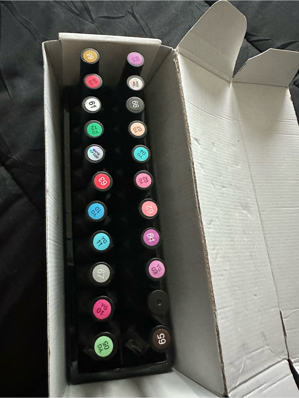 FTMY Gel Nail Polish Set โ 22 Colors โ NEW & Boxed โ White Black Matte